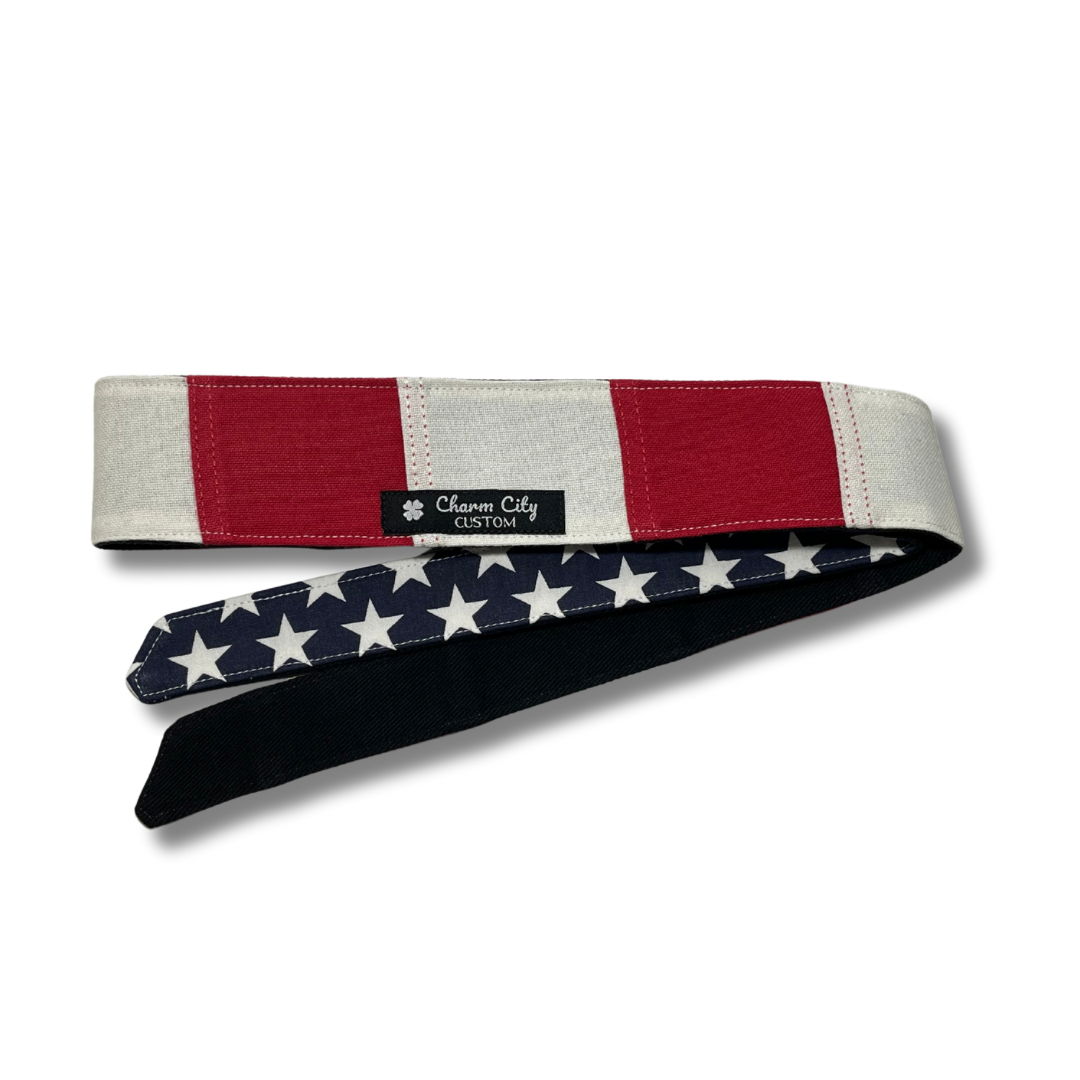 Merica! custom flag headband