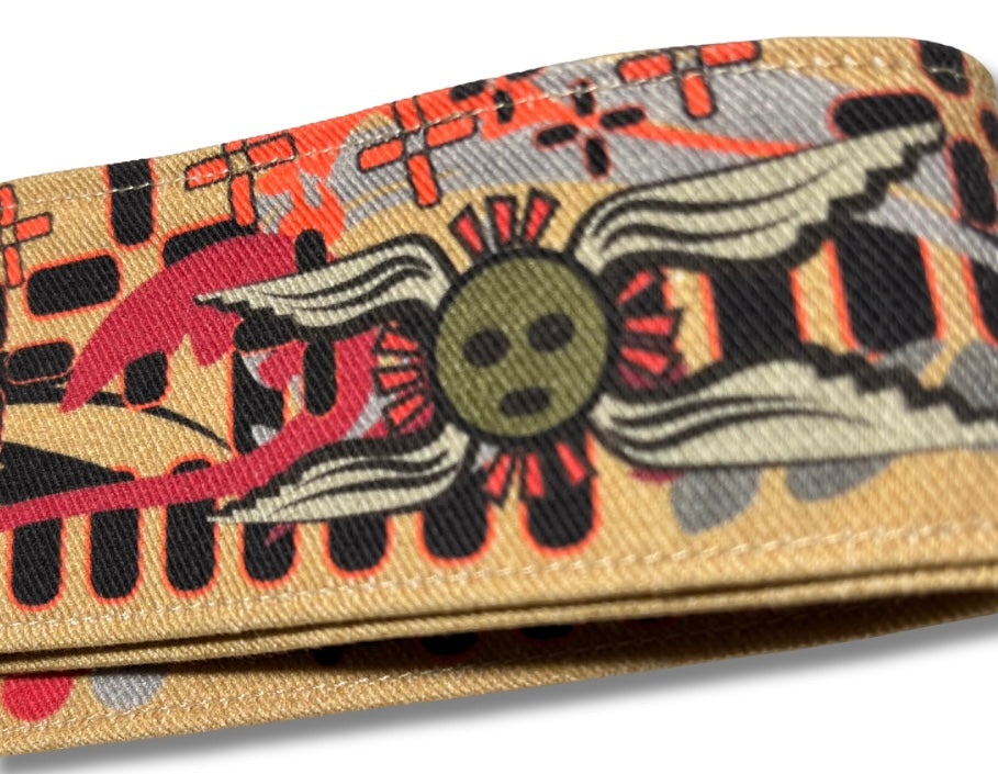 “Old gods" Tan custom 10oz Artist Series headband