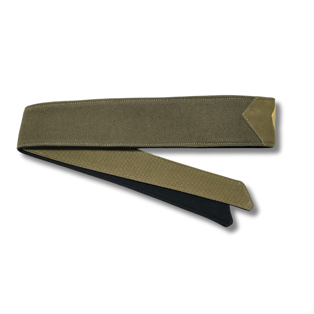 Custom two tone olive green “Flow” headband