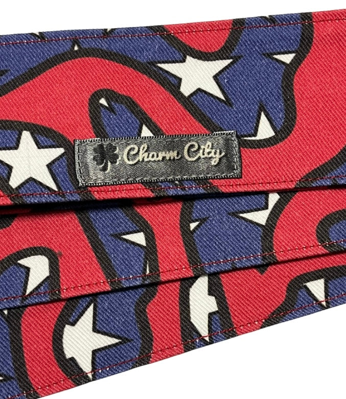 Custom Merica! Red/blue 10oz denim headband