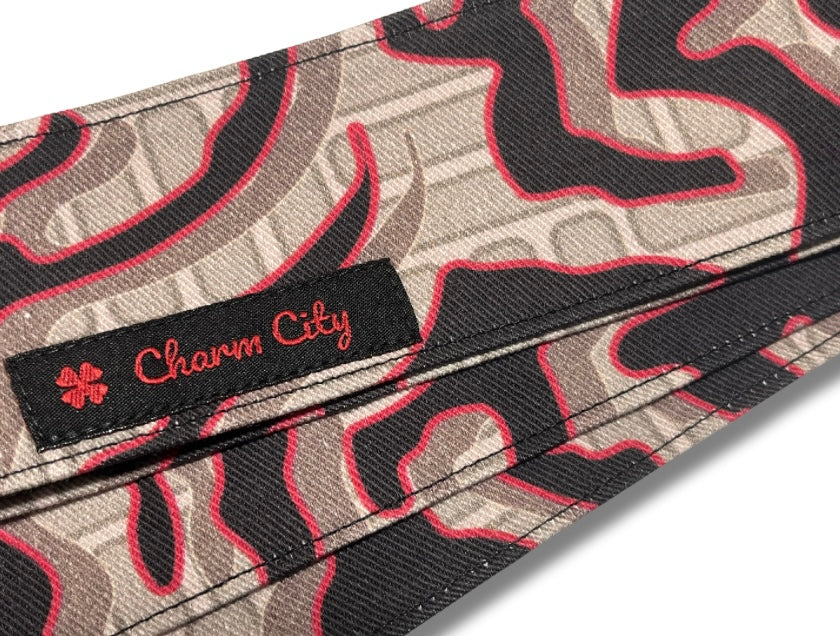 Custom Graffiti camouflage black/red/grey 10oz headband