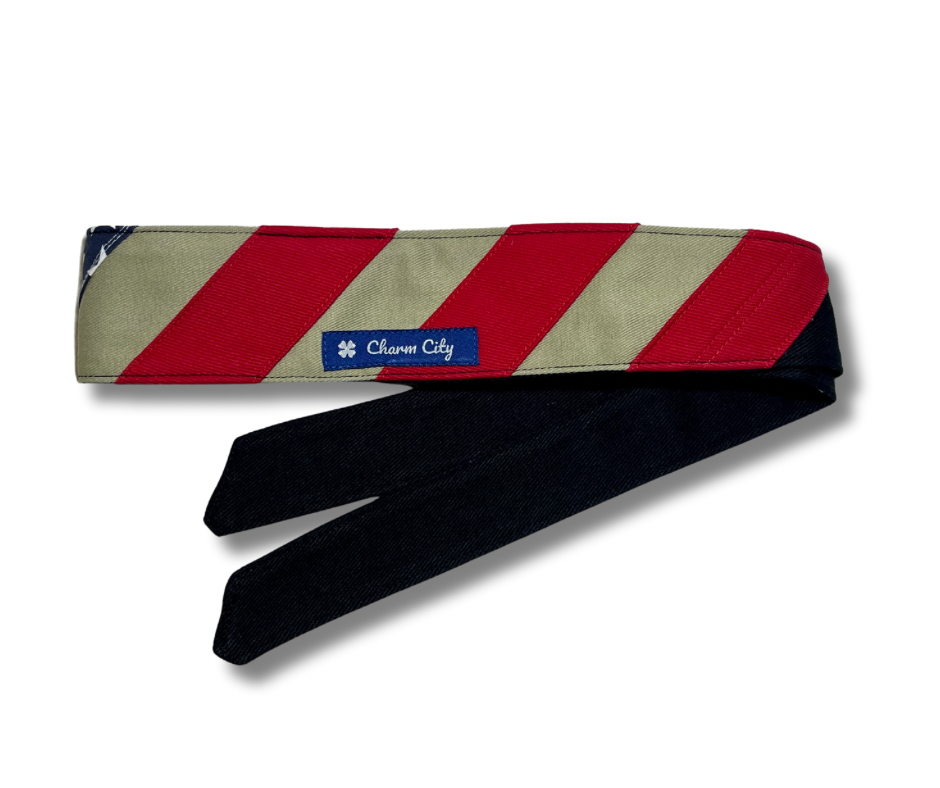 Merica! custom headband (Classic blue tag)