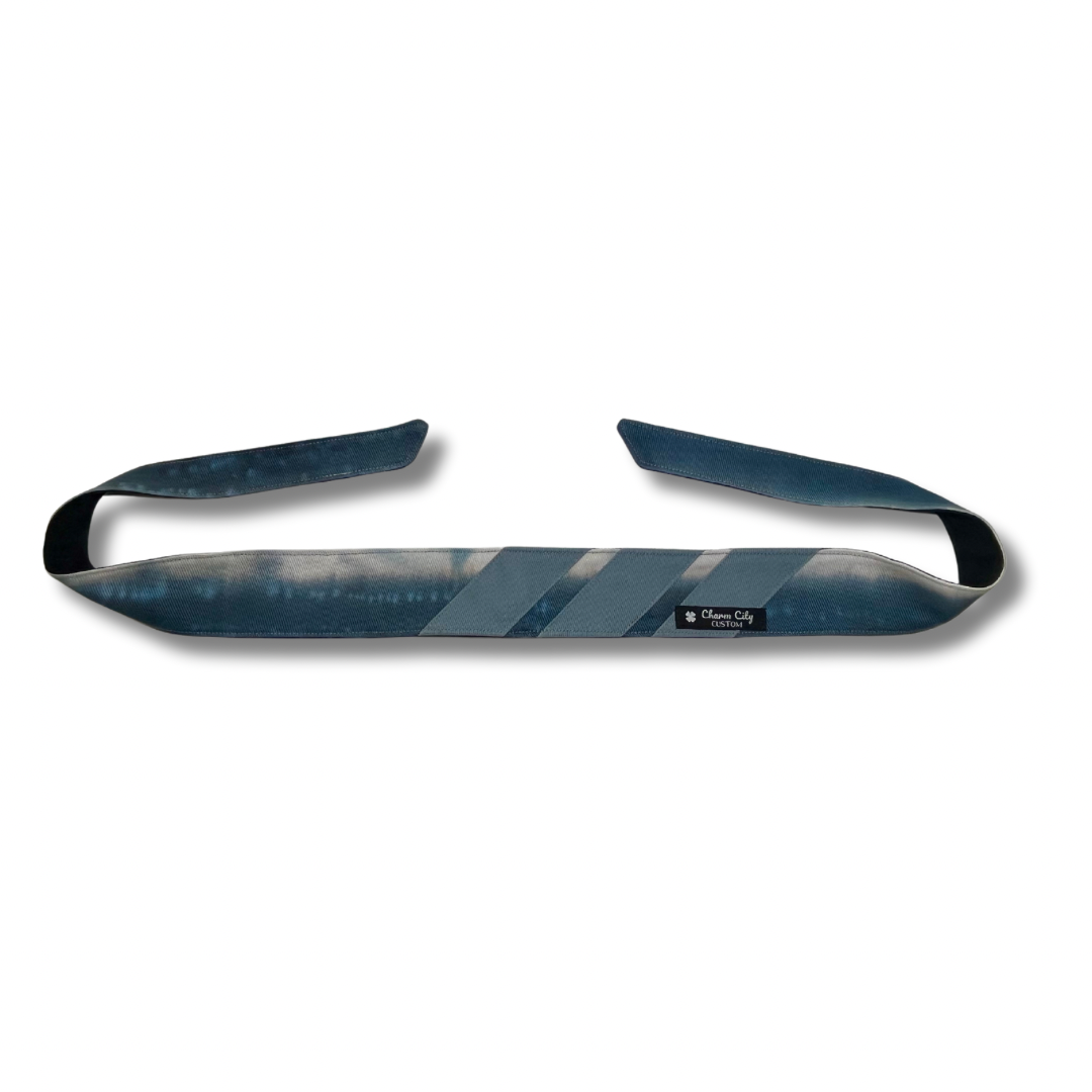 “Ocean horizon fade 2” Custom dyed headband